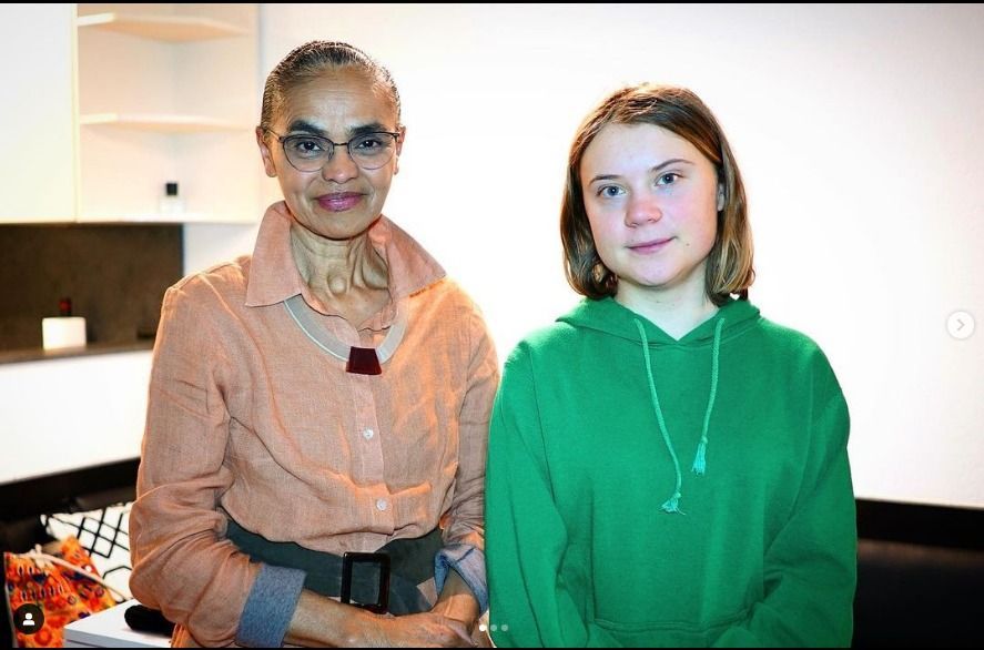 Marina Silva e Greta Thunberg