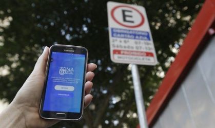 zona azul estacionamento rotativo sp sao paulo