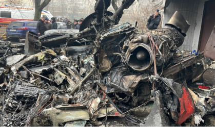 "Tragédia terrível", diz Zelensky sobre queda de helicóptero que matou ministro ucraniano
