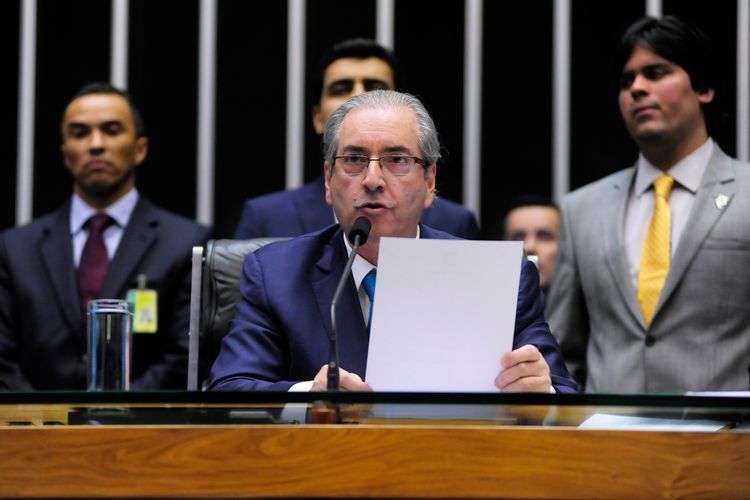 Cunha: a denúncia contra a presidente foi aceita por cumprir requisitos mínimos de autoria e materialidade / Alex Ferreira / Câmara dos Deputados
