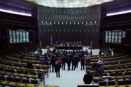 Votação do decreto de intervenção federal no DF na Câmara dos Deputados