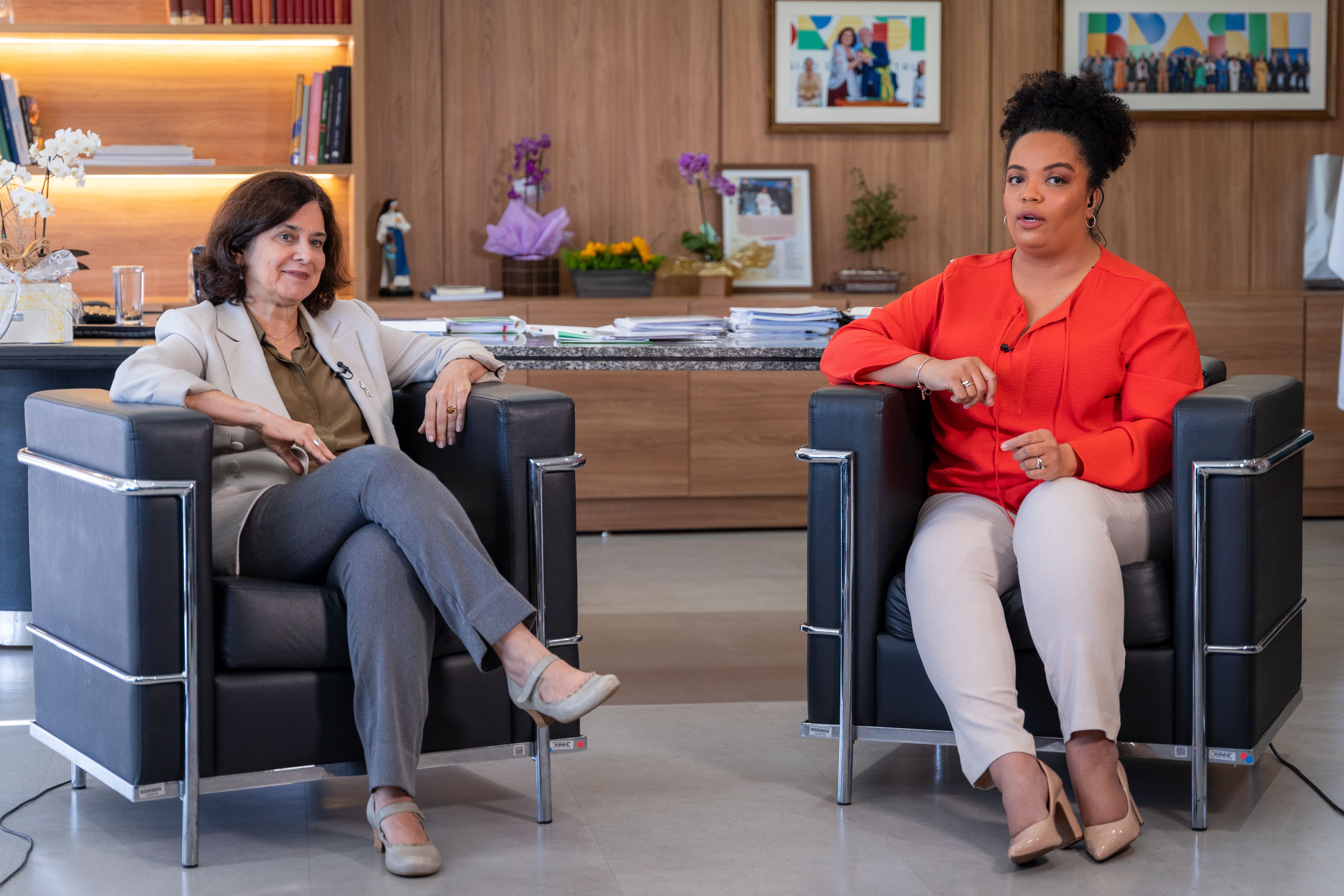 Ministra da Saúde, Nísia Trindade concede entrevista à CNN Brasil