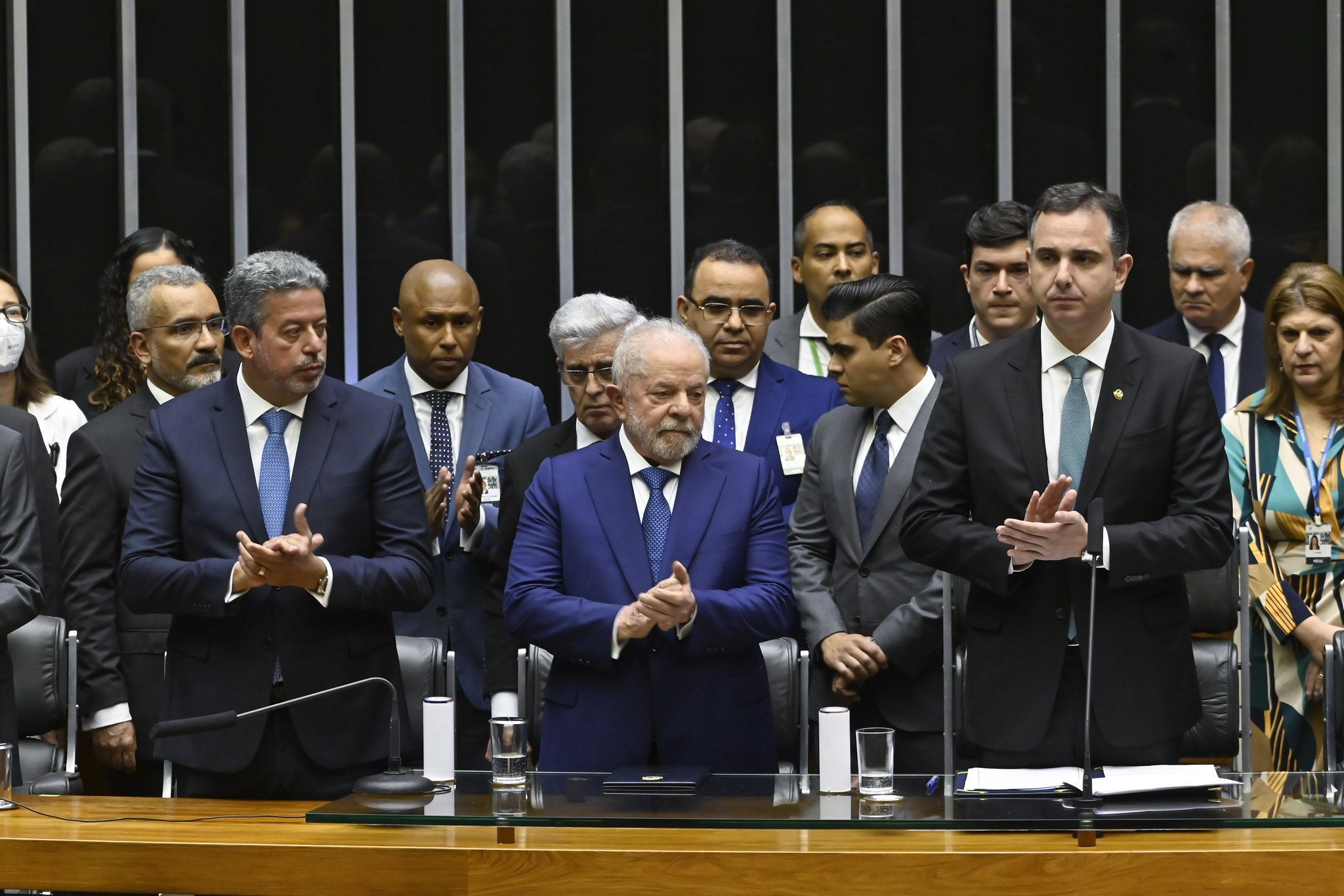 Posse Presidencial 2023: Plenário da Câmara dos Deputados durante sessão solene do Congresso Nacional destinada a dar posse ao presidente Luiz Inácio Lula da Silva
