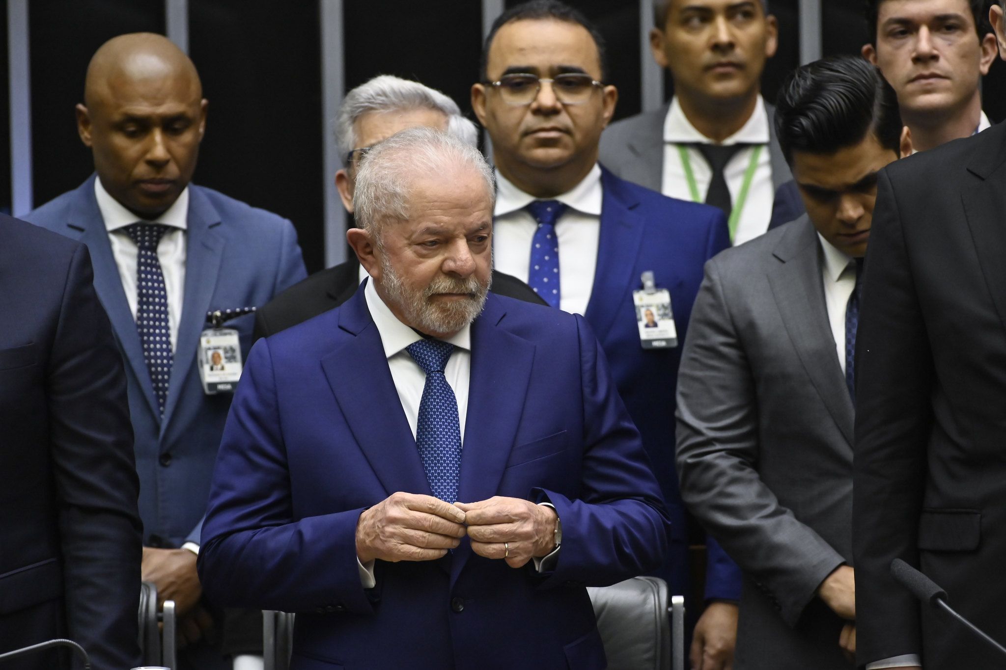 Posse Presidencial 2023: Plenário da Câmara dos Deputados durante sessão solene do Congresso Nacional destinada a dar posse ao presidente Luiz Inácio Lula da Silva
