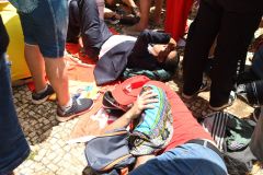 Apoiadores chegam para a posse de Lula