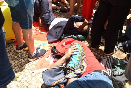 Apoiadores chegam para a posse de Lula