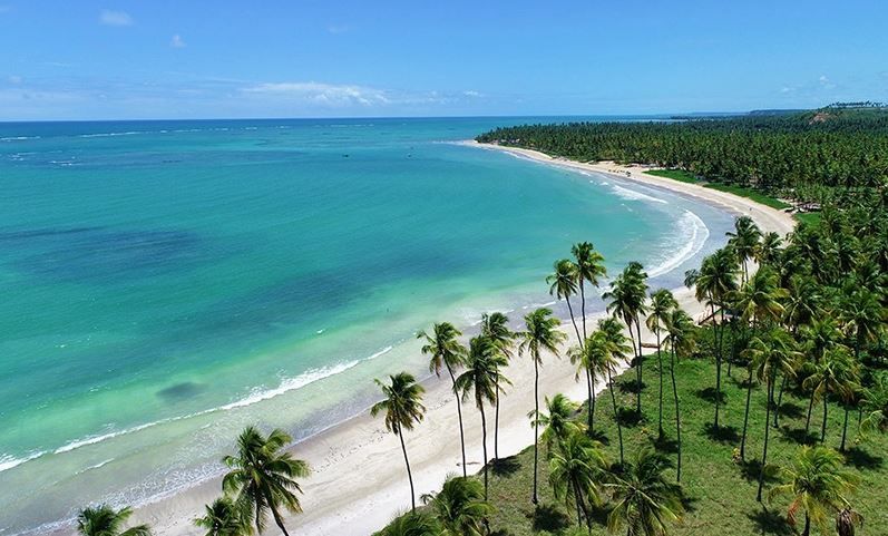 Praia do Patacho, em Alagoas