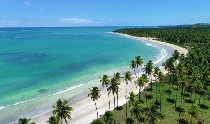Praia do Patacho, em Alagoas