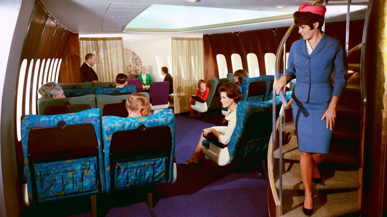 O 747 rapidamente conquistou a reputação de uma opção de transporte glamorosa