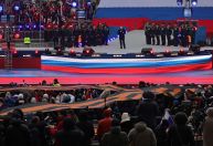 Putin elogia combatentes da Rússia na Ucrânia durante discurso em Moscou