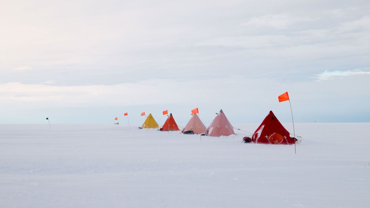 Acampamento do Icefin na geleira Thwaites em 2020 / Daniel Dichek / ITGC