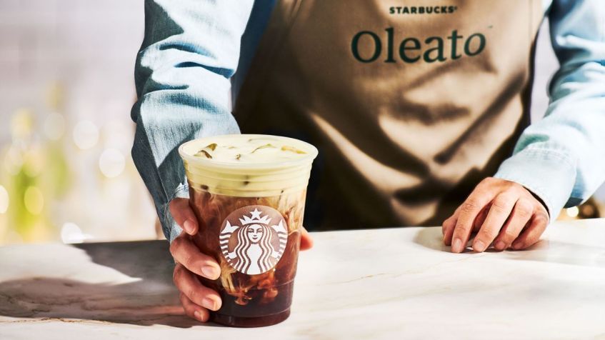 Uma bebida gelada, pesada no azeite / Divulgação/Starbucks