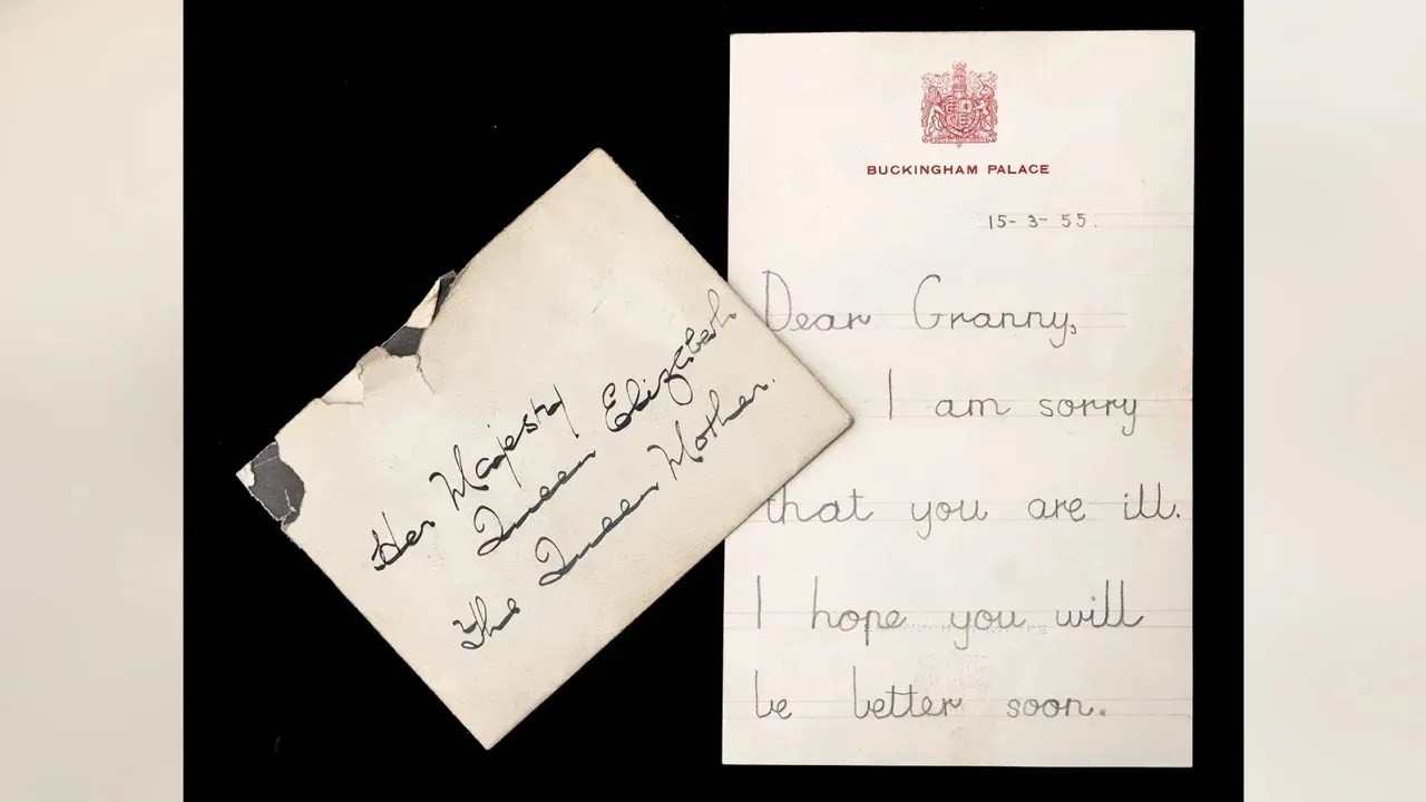 A carta do rei Charles para a rainha-mãe foi descoberta em um sótão.