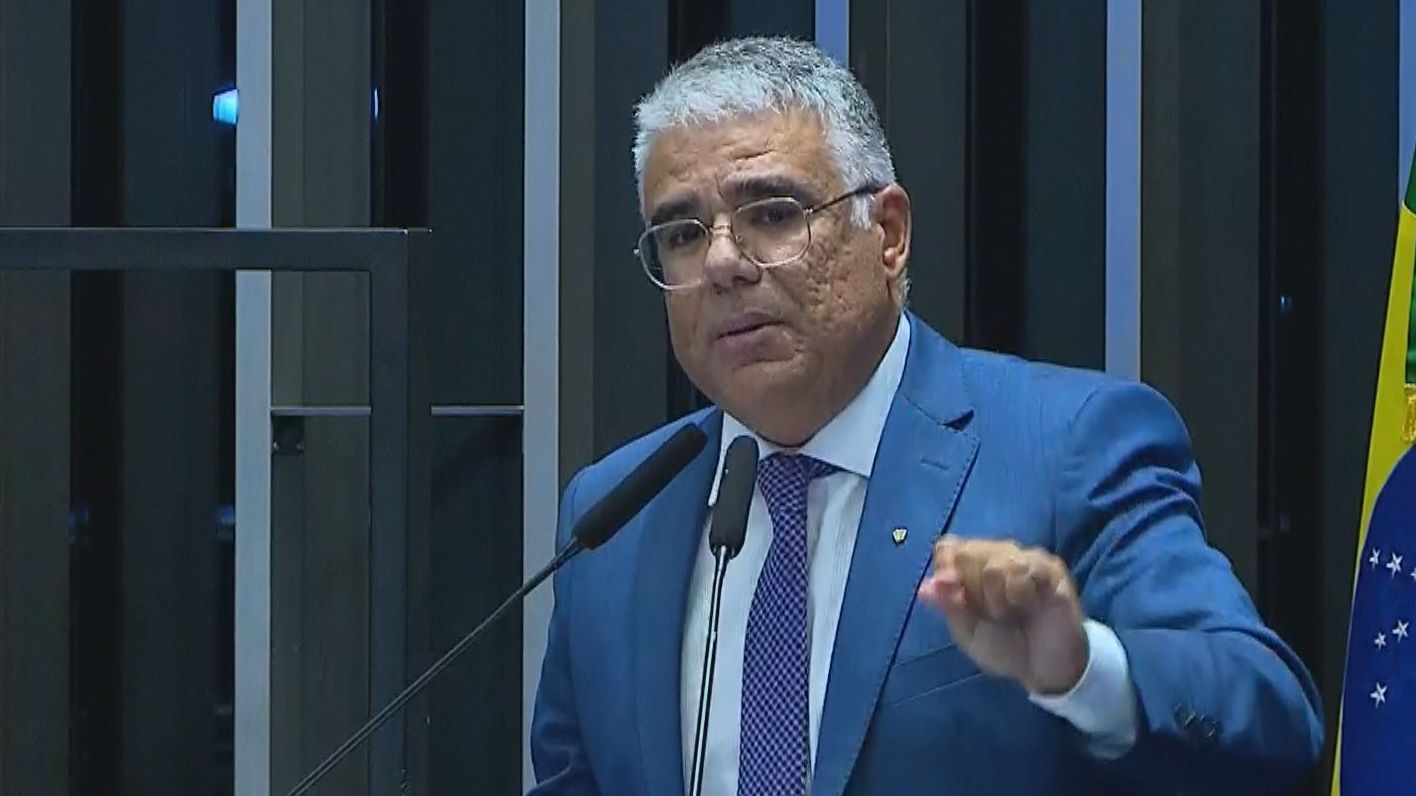 Senador Eduardo Girão. / Reprodução/CNN