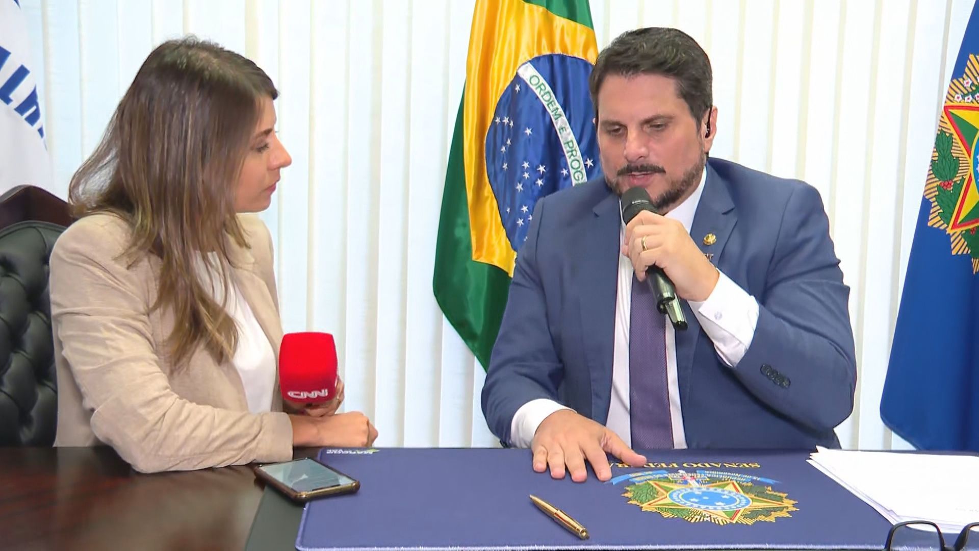 Marcos do Val (Podemos-ES), senador, em entrevista à CNN