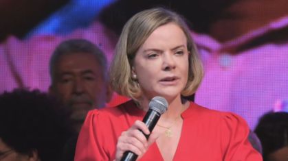 Gleisi Hoffmann, presidente do Partido dos Trabalhadores (PT)