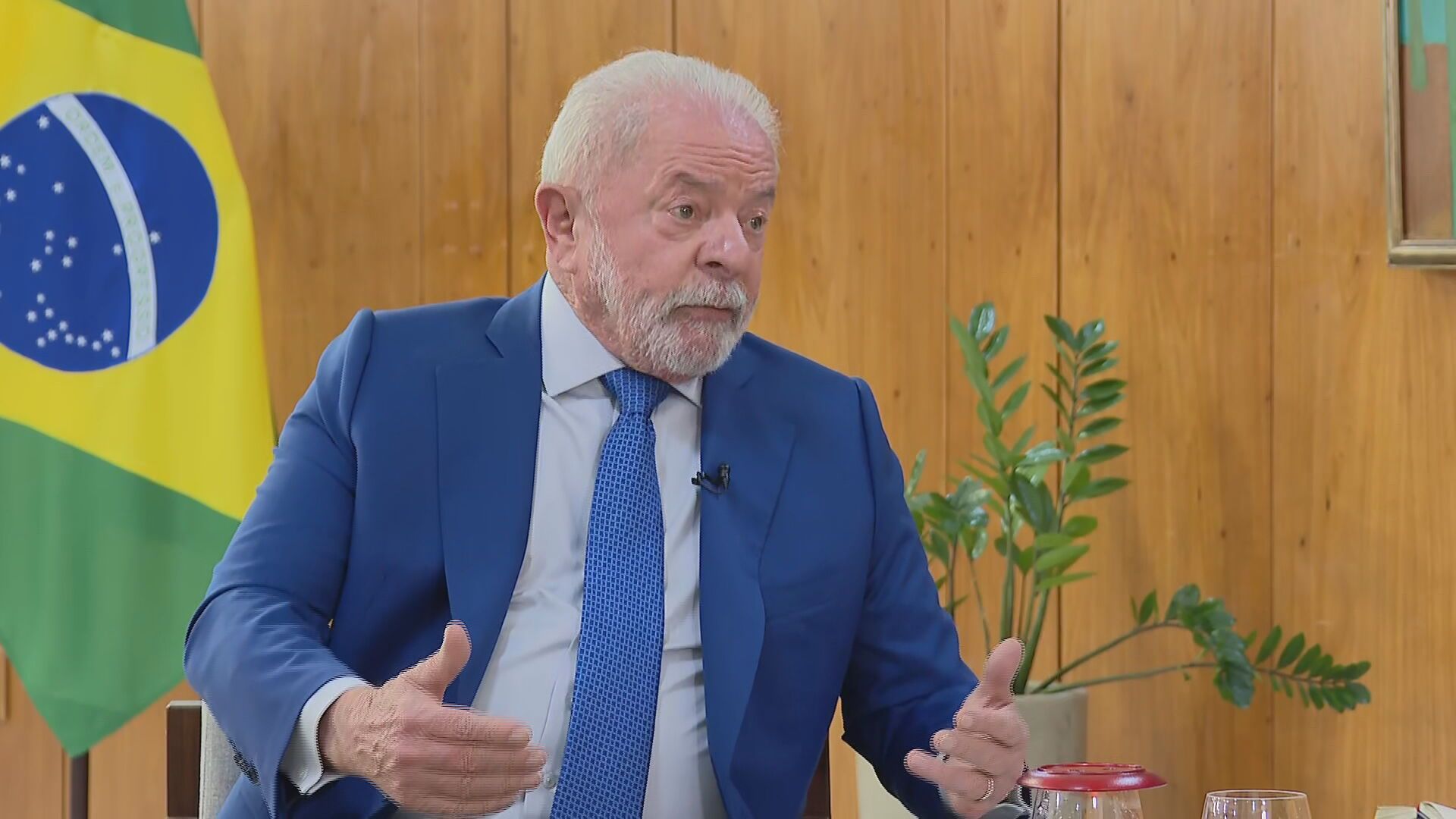 O presidente Lula em entrevista exclusiva à CNN Brasil