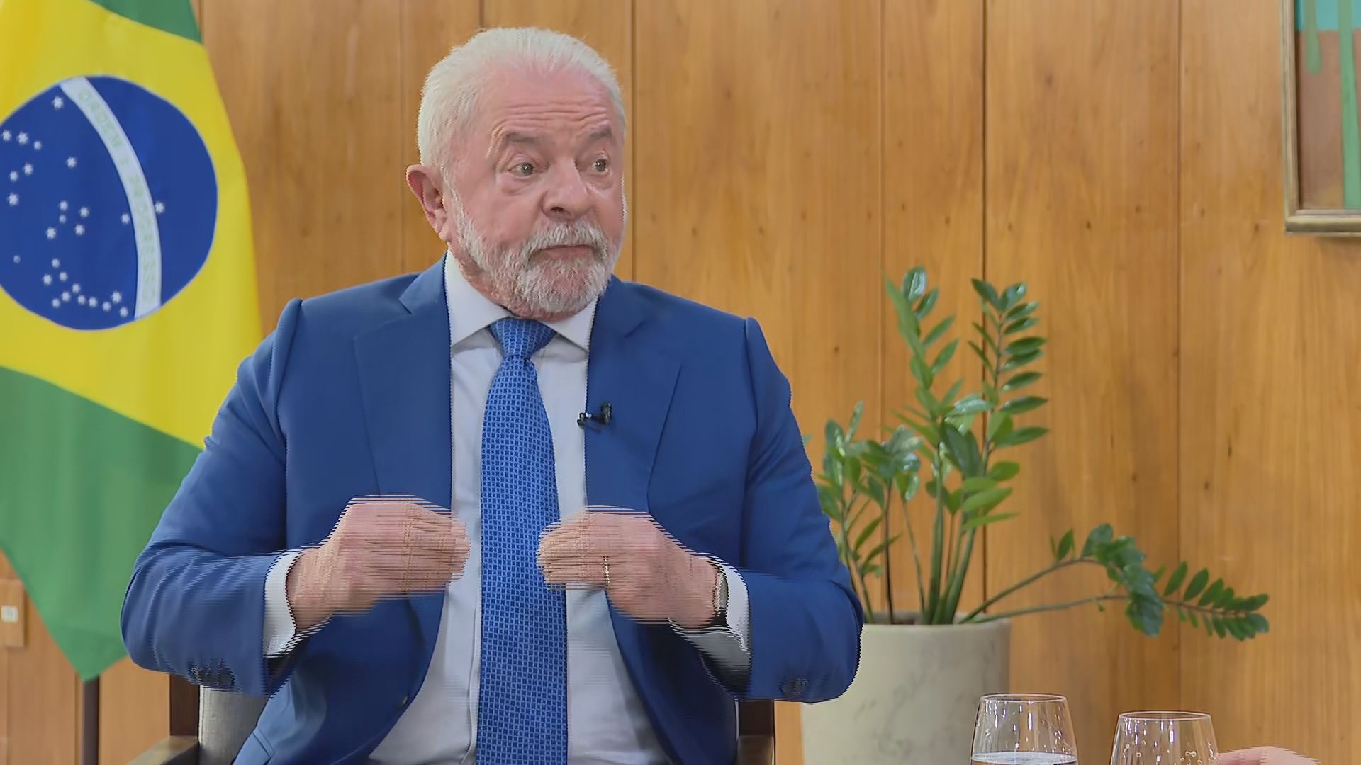 O presidente Lula em entrevista exclusiva à CNN Brasil