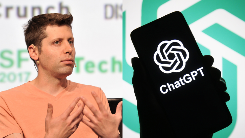 Sam Altman é CEO da OpenAI, criadora do ChatGPT | Crédito: Getty Images