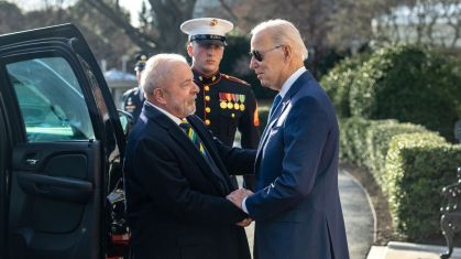 Presidentes Lula e Joe Biden se encontram na Casa Branca