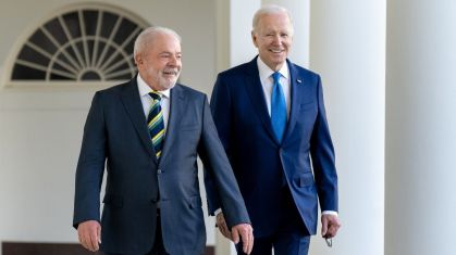 Presidentes Lula e Joe Biden se encontram na Casa Branca
