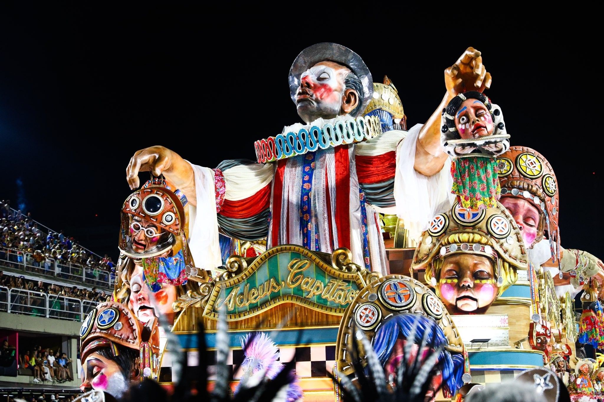 Carro alegórico da Imperatriz Leopoldinense para o Carnaval 2023 do Rio de Janeiro