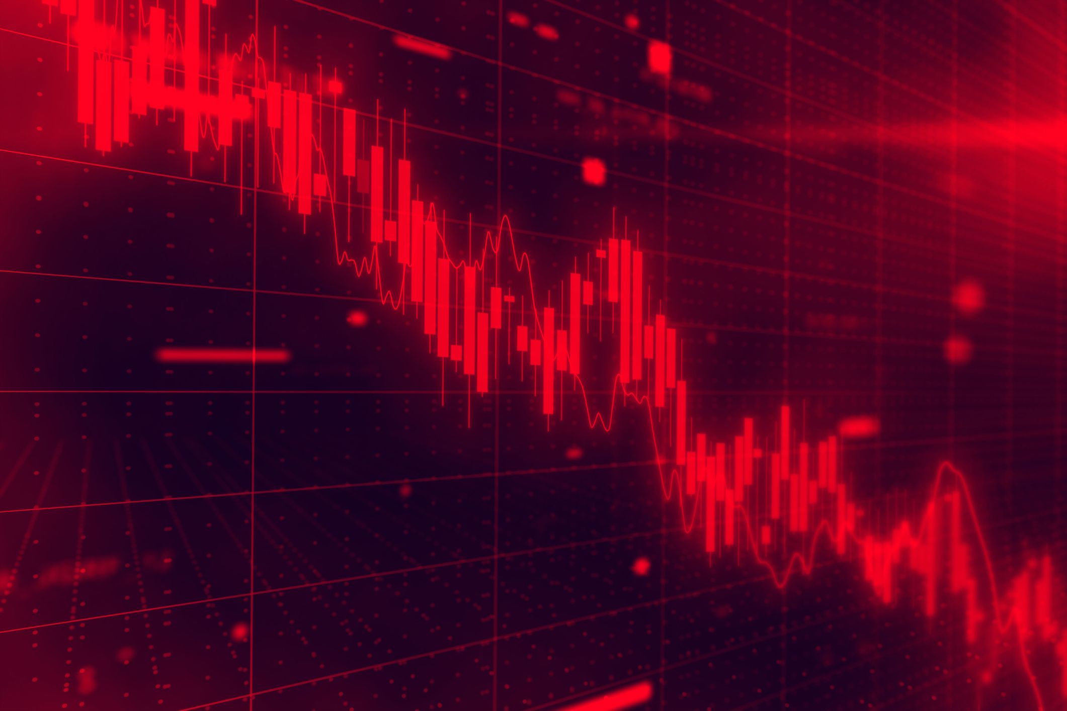 Desempenho negativo mercado de ações