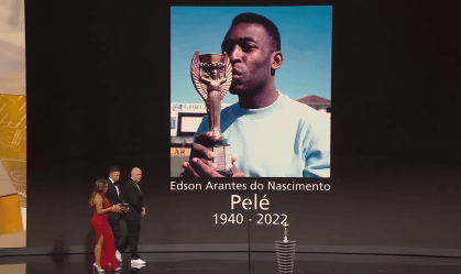 Pelé é homenageado no Fifa The Best