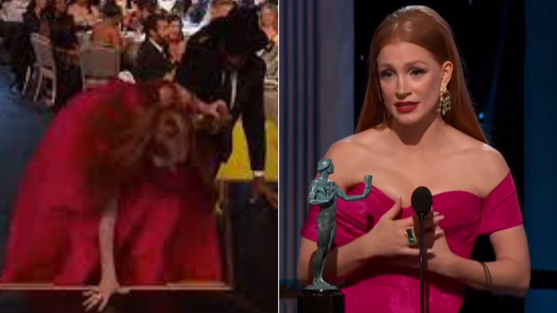 Jessica Chastain no SAG Awards
