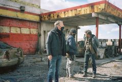 Pedro Pascal durante filmagens de The Last of Us