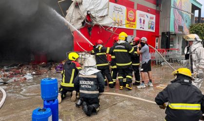 Corpo de Bombeiros do Amazonas é chamado para combate a incêndio na Colômbia