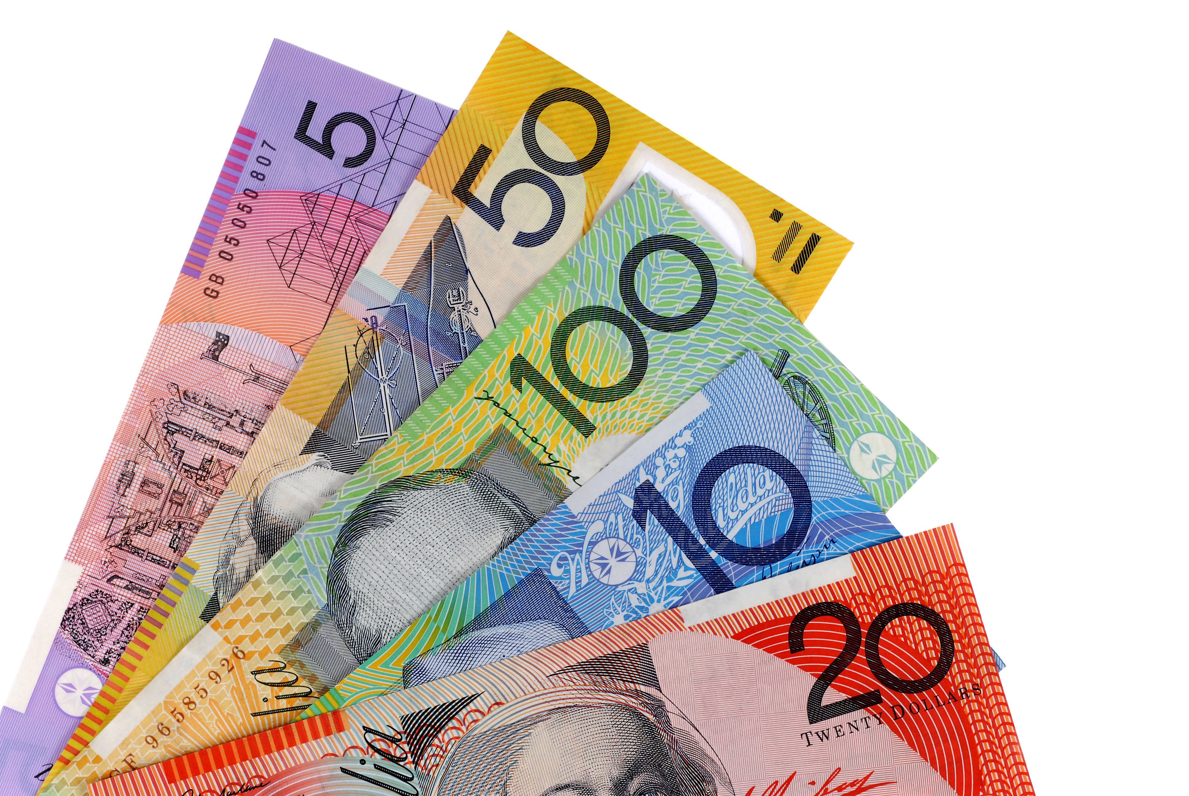 Notas de dólar australiano