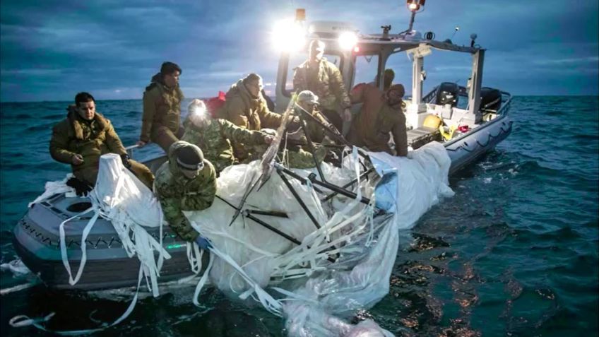 Destroços de balão chinês são recuperados pelos Estados Unidos / Reuters