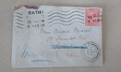 Carta chega ao destino mais de 100 anos depois de ser enviada