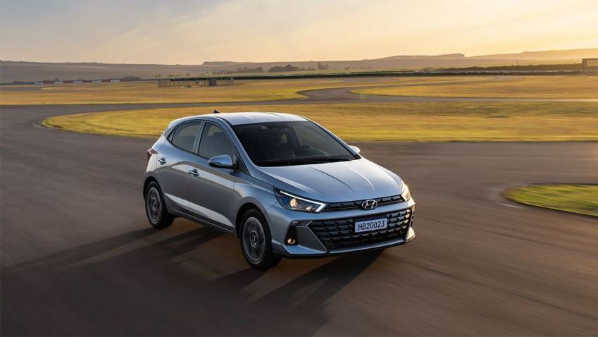 Pela primeira vez no ano, Hyundai HB20 é líder de vendas no mês / Divulgação/ Hyundai
