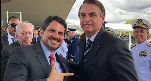 Marcos do Val  e Jair Bolsonaro