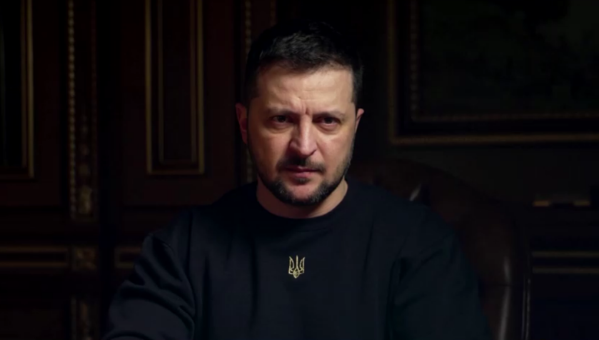 Zelensky deixa mensagem à mídia / Reuters