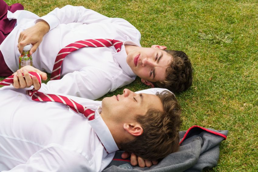 André Lamoglia e Manu Ríos interpretam Iván e Patrick, que se envolvem em um romance em "Elite", da Netflix. / Netflix/Divulgação