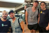 Chris Martin, do Coldplay, faz academia em SP e posa para fotos; fã diz que ganhou ingresso