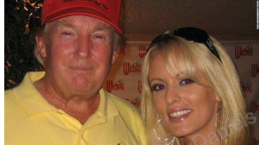 Donald Trump e Stormy Daniels em 2006 / Reprodução/Redes sociais