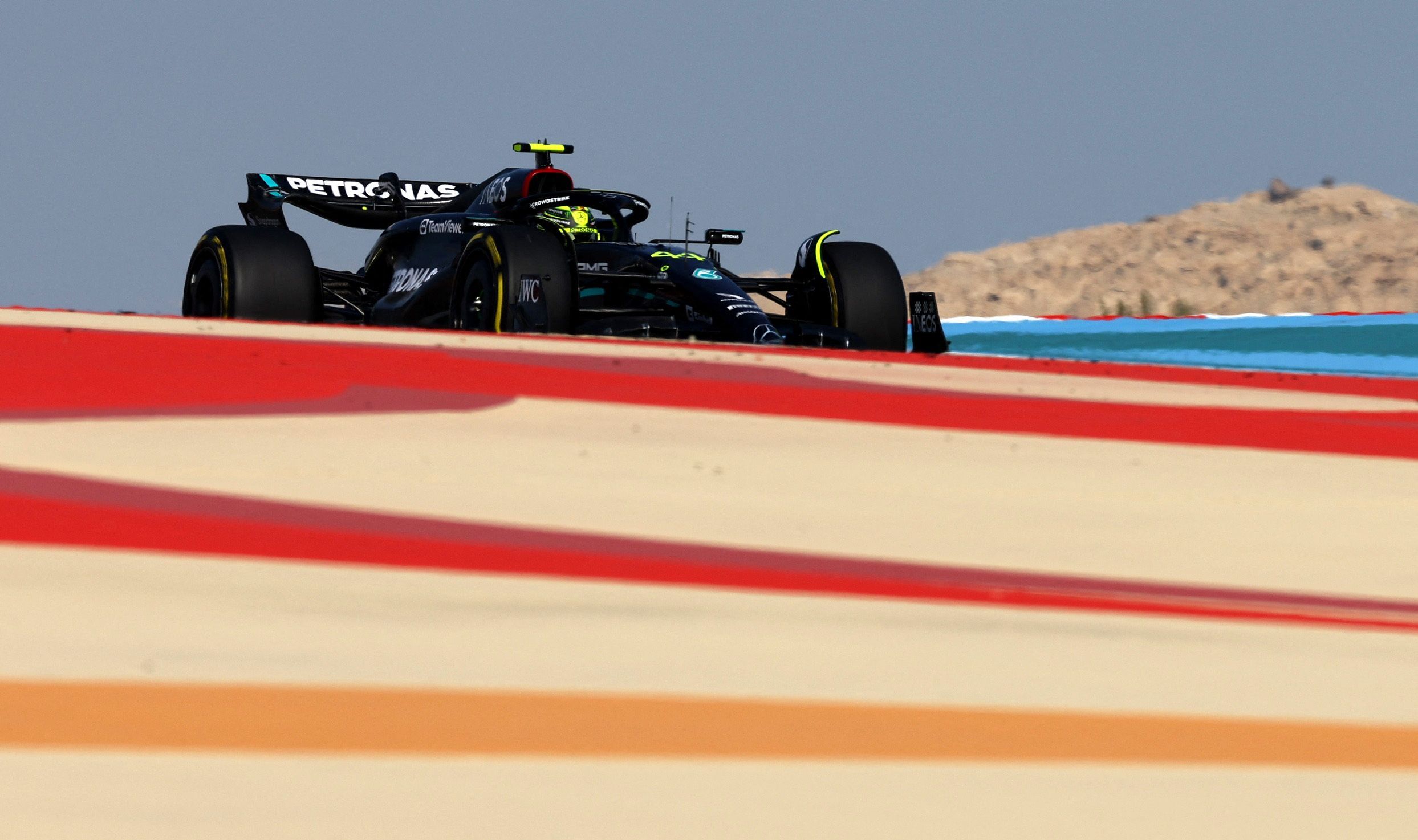 Lewis Hamilton durante treino