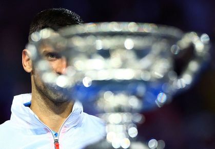 Tenista sérvio Novak Djokovic