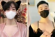 Com censura da China contra mulheres de lingerie, homens substituem modelos