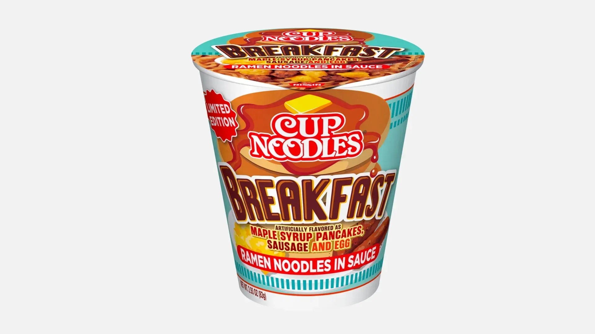 "Cup Noodles Breakfast" está à venda no Walmart.