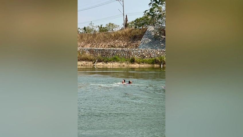 Turista de Hong Kong Mike emergindo depois que sua corda elástica quebrou durante um salto em Pattaya, Tailândia / Mike/Arquivo Pessoal