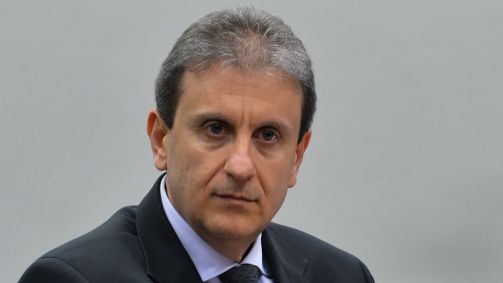 Doleiro Alberto Youssef durante audiência na Comissão Parlamentar de Inquérito (CPI) dos Fundos de Pensão