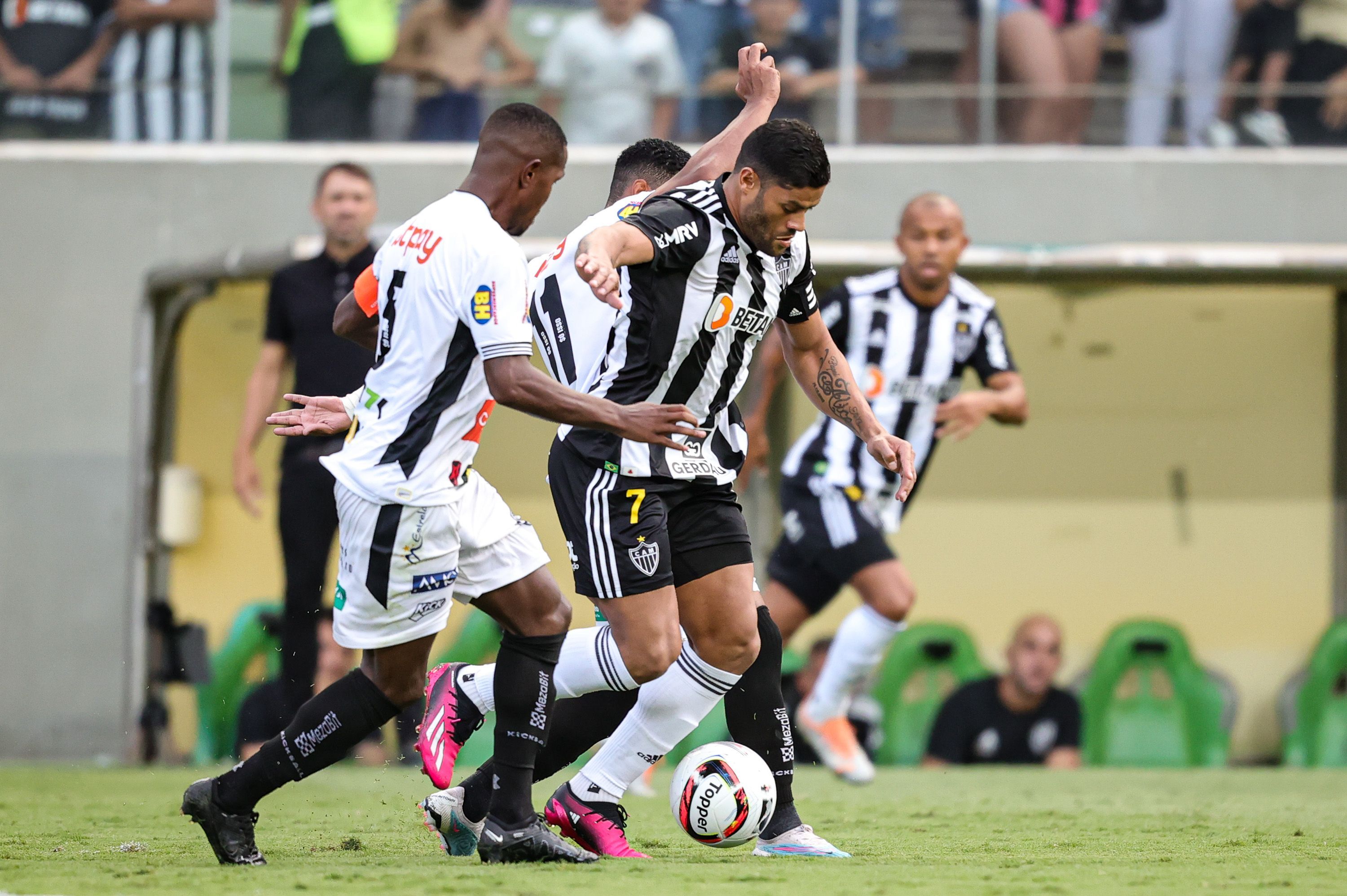 Hulk jogador do Atlético-MG durante partida contra o Athletic Club no estádio Independência pelo campeonato Mineiro 2023 / Agência Estado