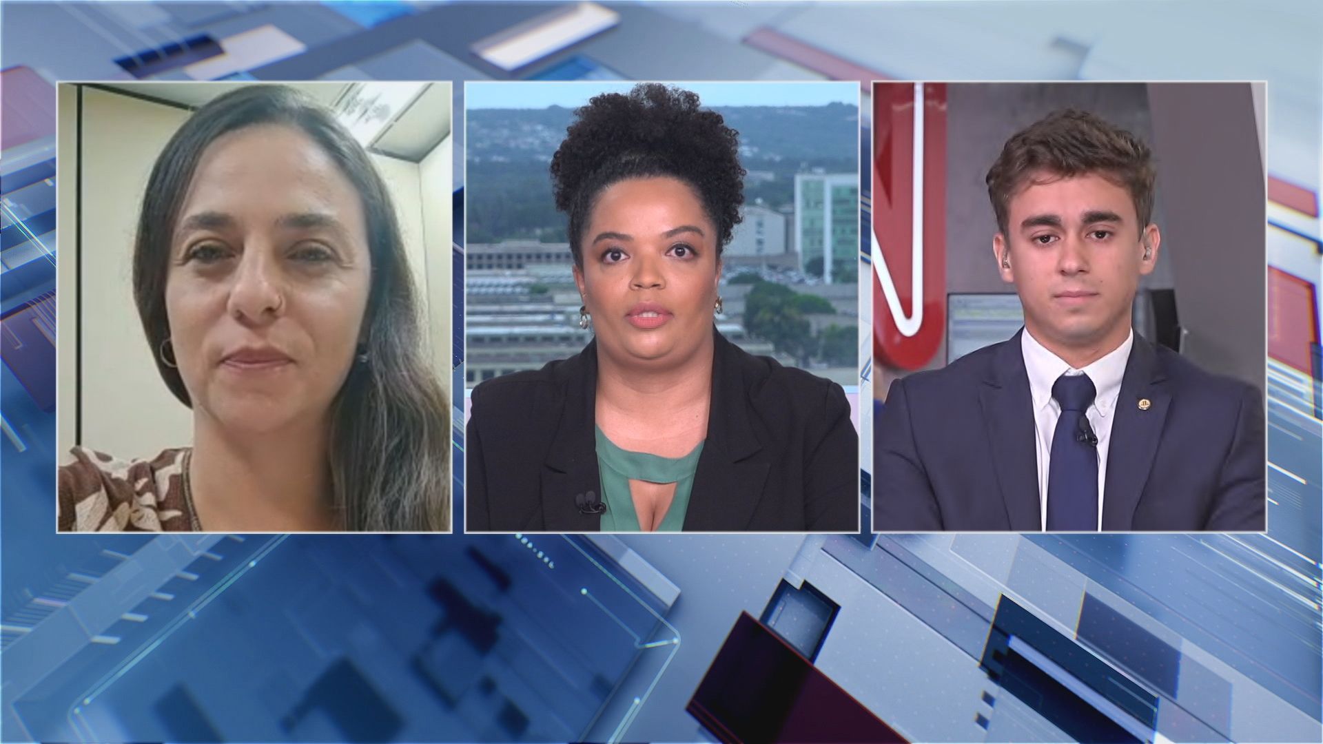 CNN Dois Lados Fernanda Melchionna e Nikolas Ferreira