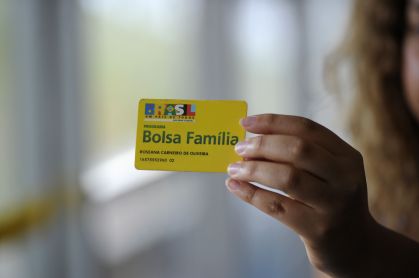 Cartão do programa Bolsa Família
