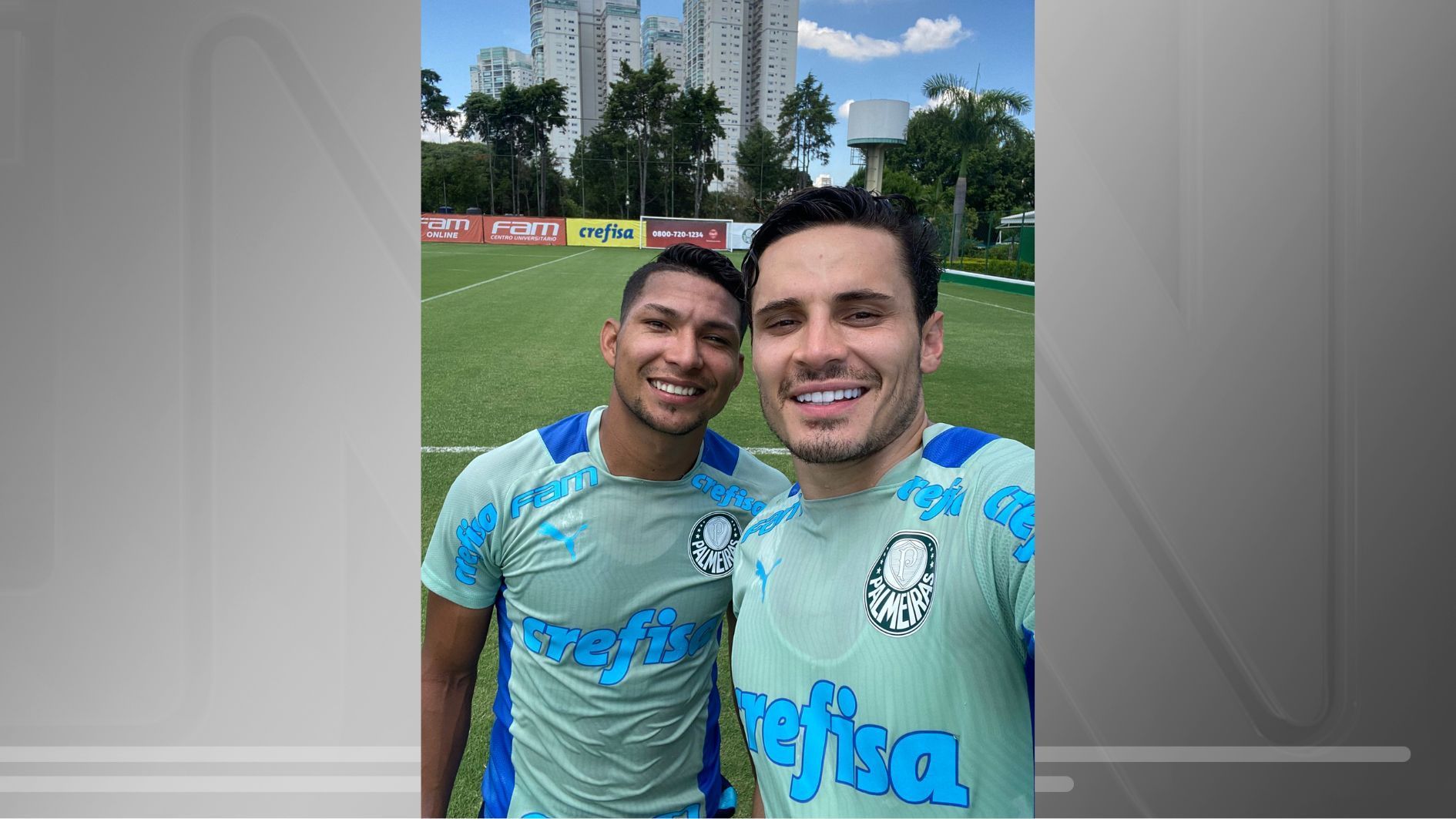Rony e Raphael Veiga, do Palmeiras